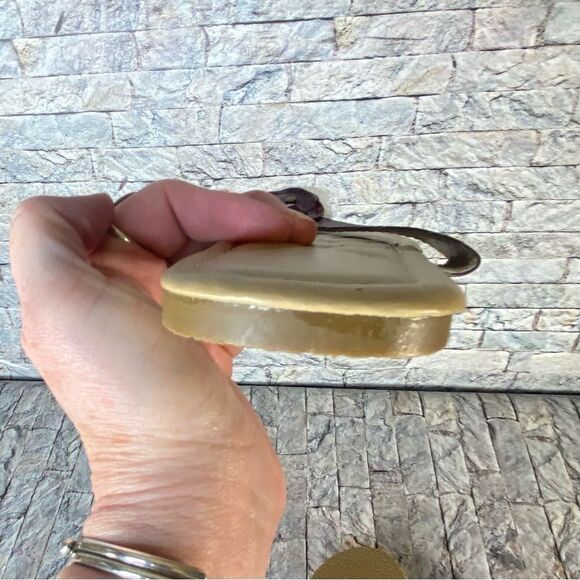 Colorful Summer Flip Flops Size Medium 7 - 8 Two Pair Summer Sandals Beaded - Picture 6 of 8